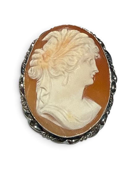 Brosche Mandile 1922 Dame Cammei  in Silber Conchiglia 2MSPCM35.10.26 - 2MSPCM35.10.26